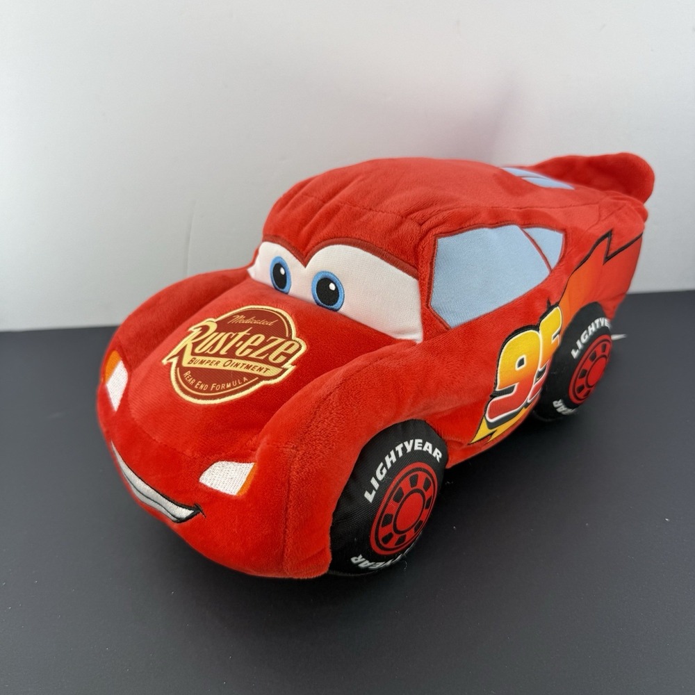 Disney Signature Collection Lightening McQueen Clubhouse Plush Stuffed Animal